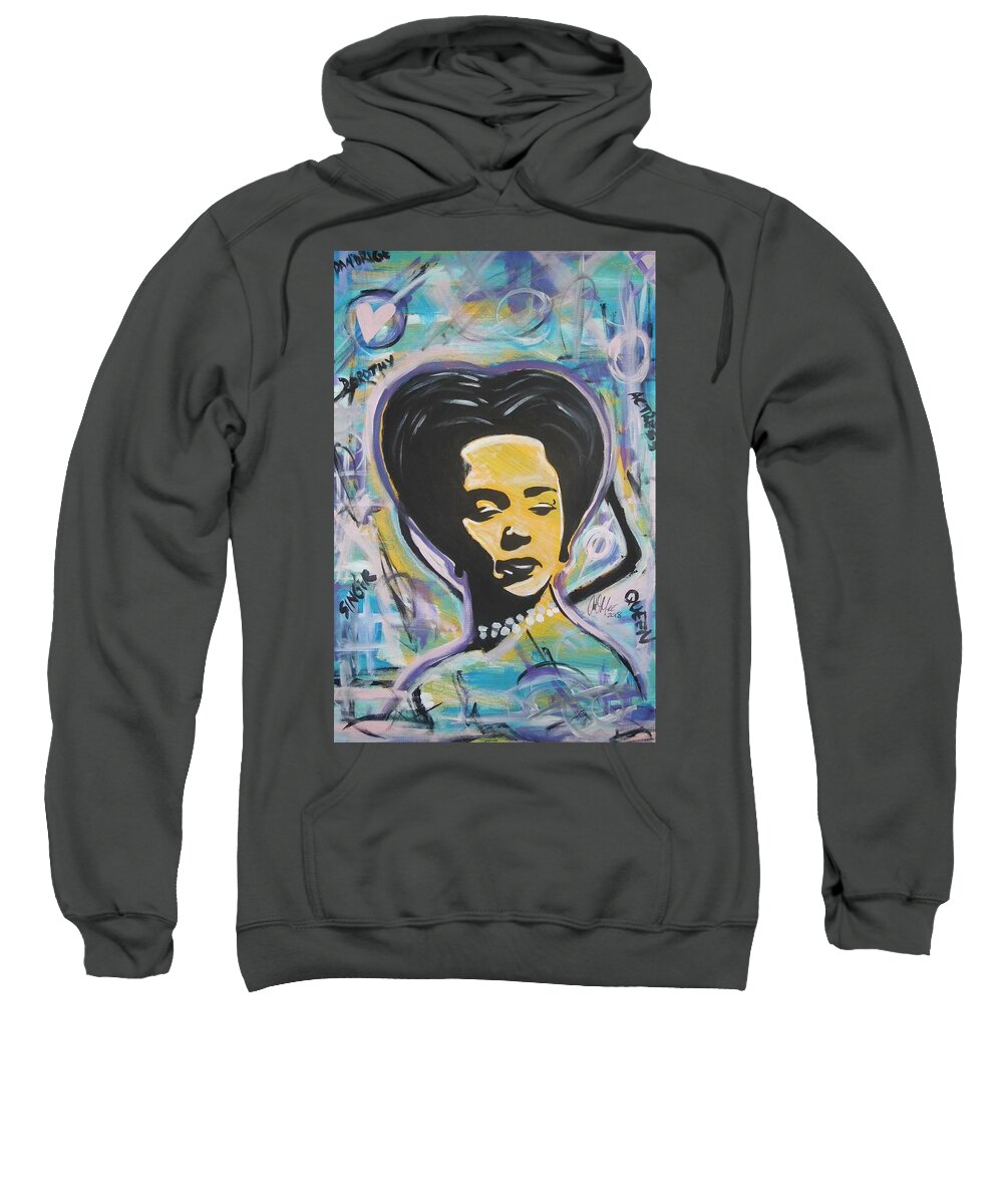 Woman Art Sweatshirt featuring the painting Dorothy Dorothy by Antonio Moore