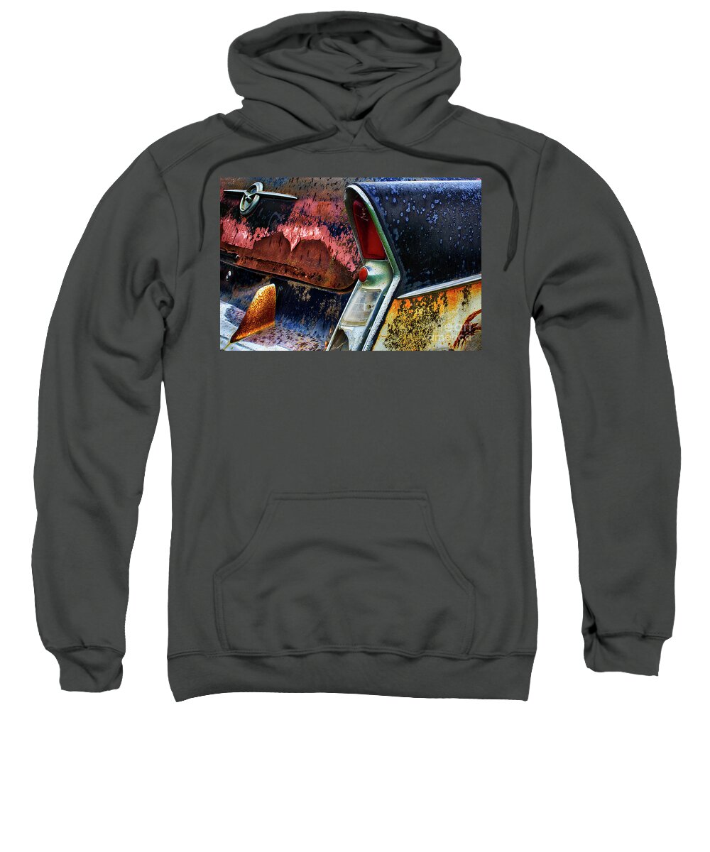 Antiques Sweatshirt featuring the photograph Down In The Dumps 10 by Bob Christopher