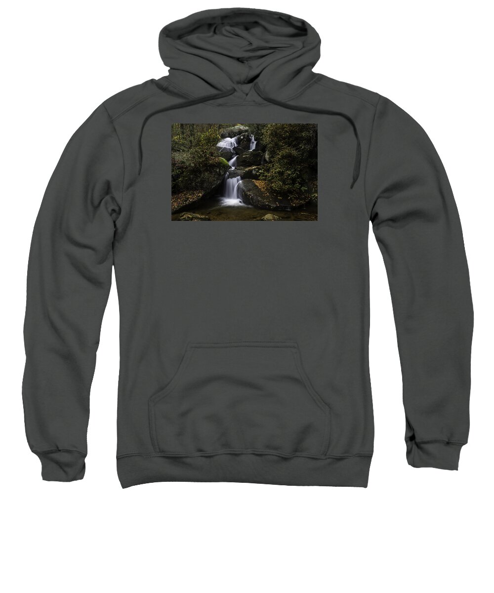 Mountain Sweatshirt featuring the photograph Down Stream by Ken Barrett