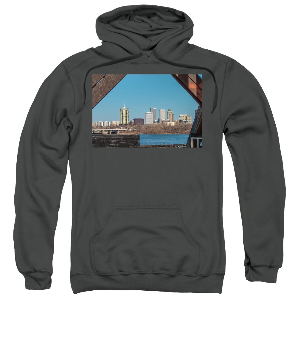 Tulsa Sweatshirt featuring the photograph Downtown Tulsa by Bert Peake