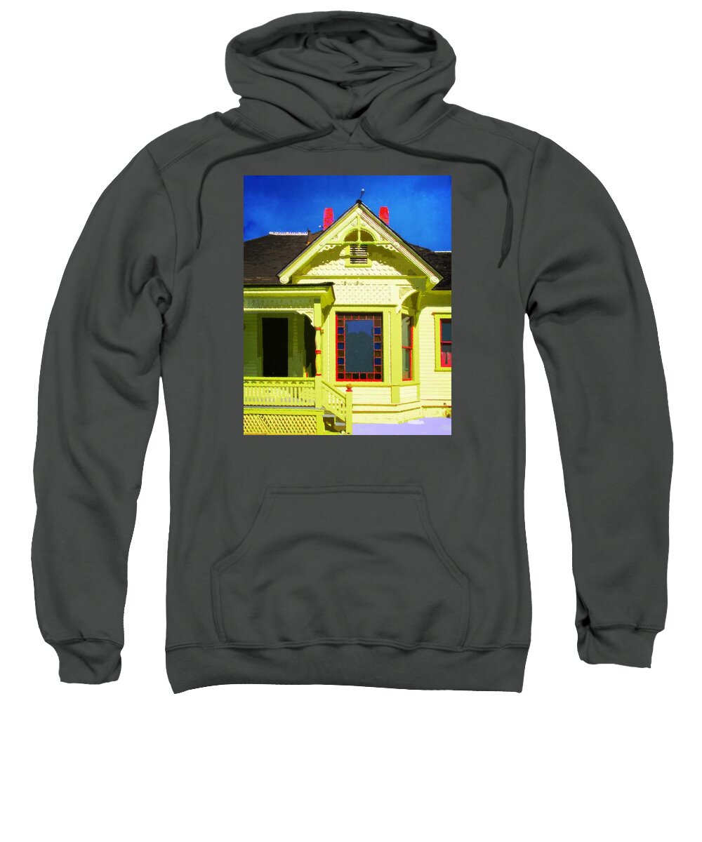 House Sweatshirt featuring the photograph Dr. Clark's House 2 by Timothy Bulone