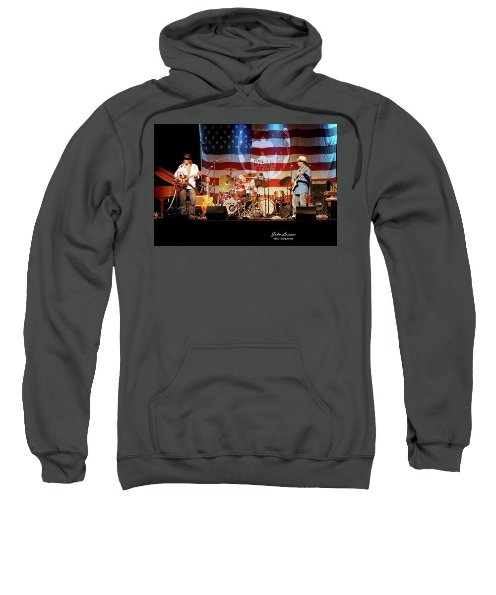  Sweatshirt featuring the photograph Dr Phil and the Heart Attacks by John Loreaux