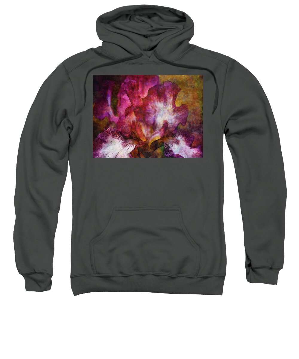 Impressionist Sweatshirt featuring the photograph Dramatic White and Purple 0273 IDP_2 by Steven Ward