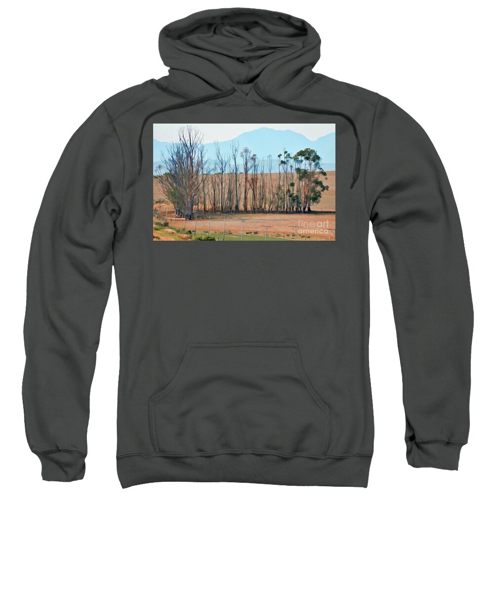South Africa Sweatshirt featuring the photograph Drought-stricken South African farmlands - 3 of 3 by Josephine Cohn