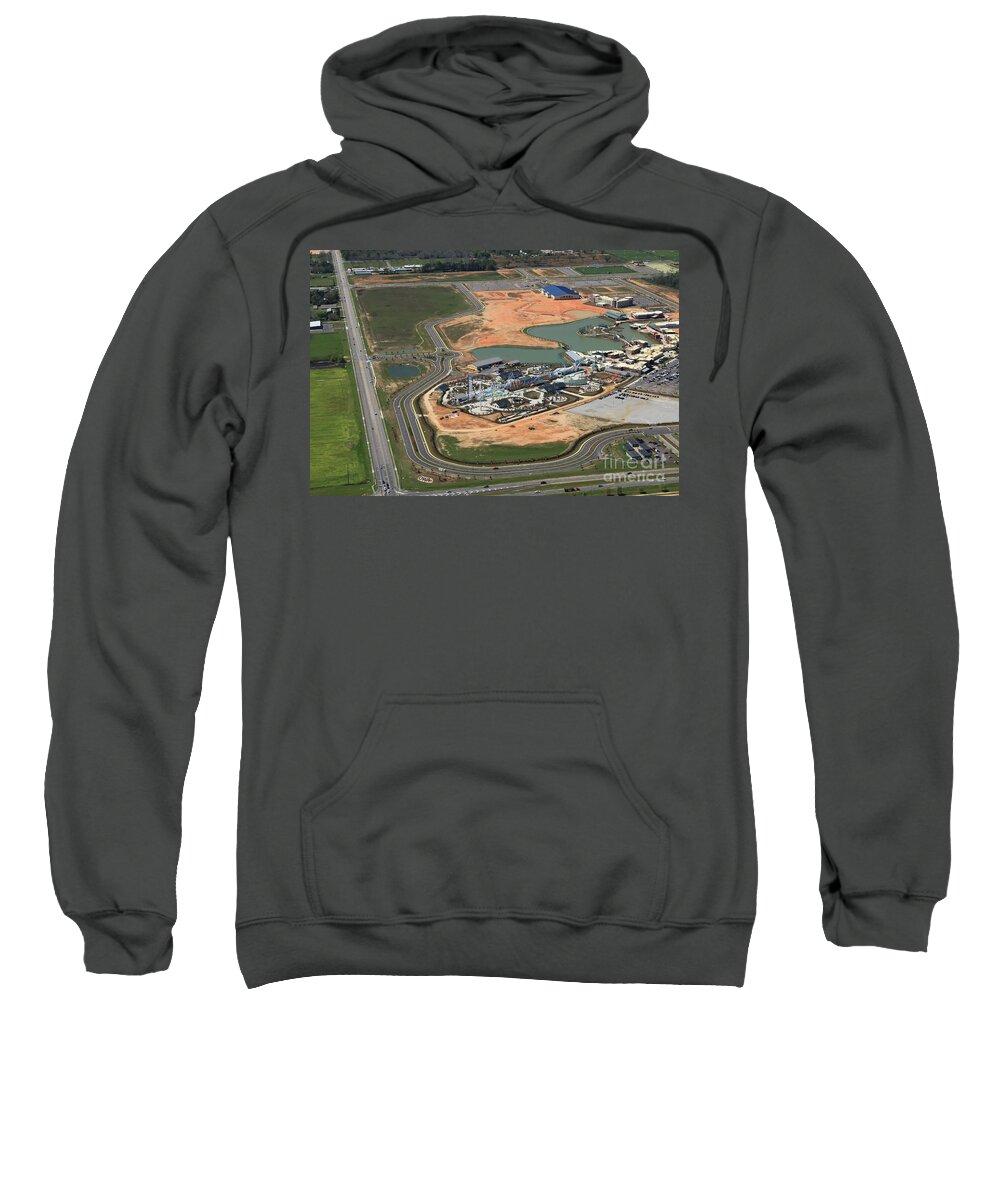  Sweatshirt featuring the photograph Dunn 7666 by Gulf Coast Aerials -