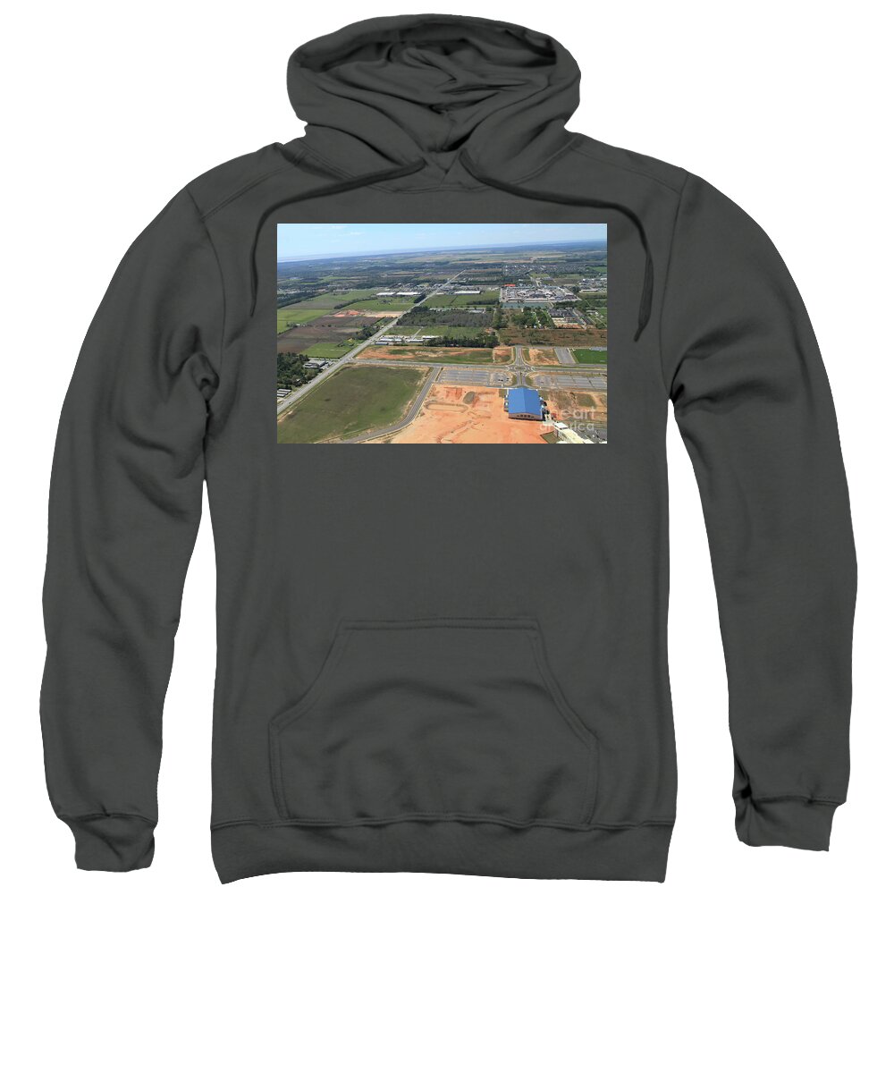  Sweatshirt featuring the photograph Dunn 7783 by Gulf Coast Aerials -