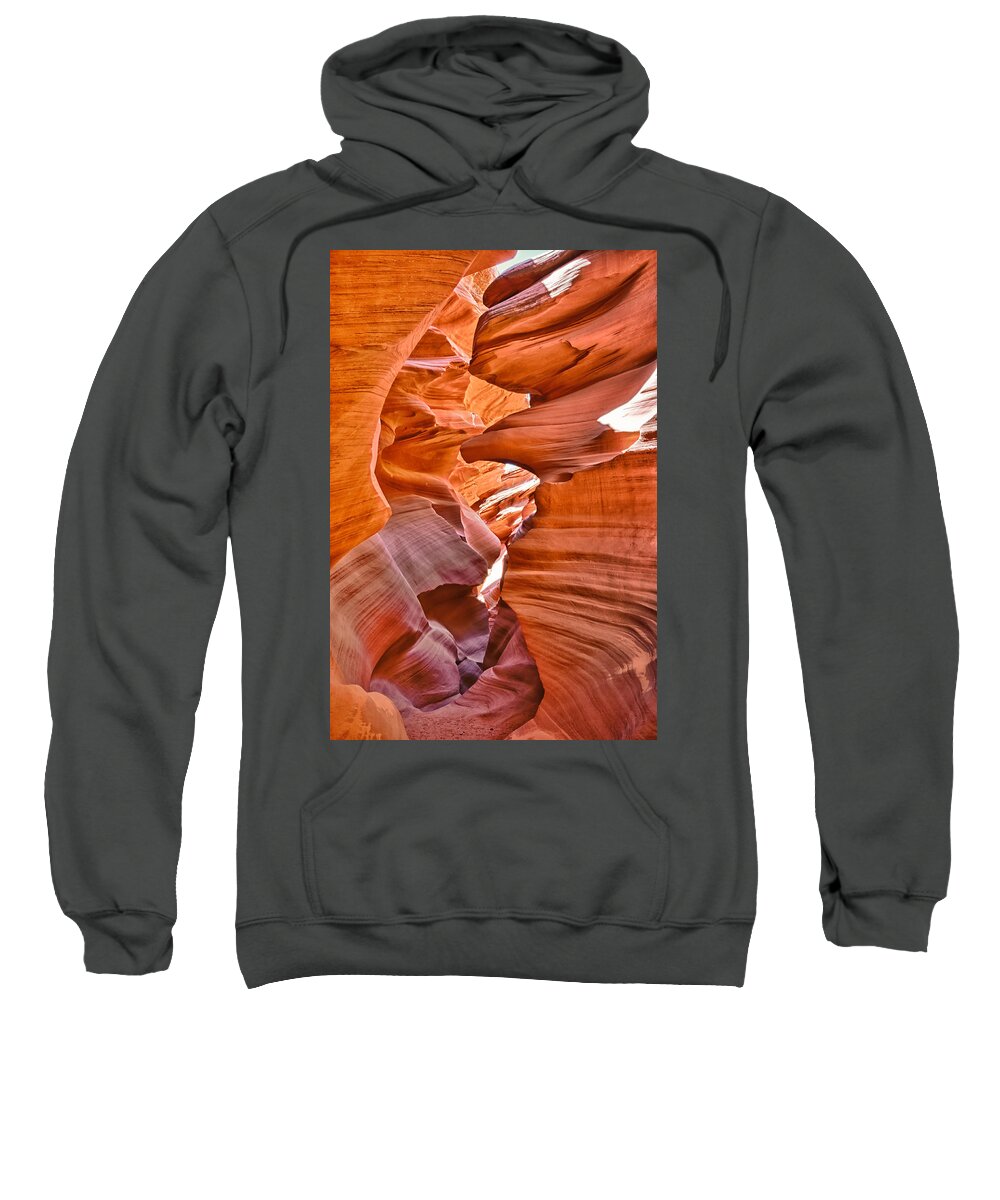 Adler Sweatshirt featuring the photograph Eagle Head - Antelope Canyon by Andreas Freund
