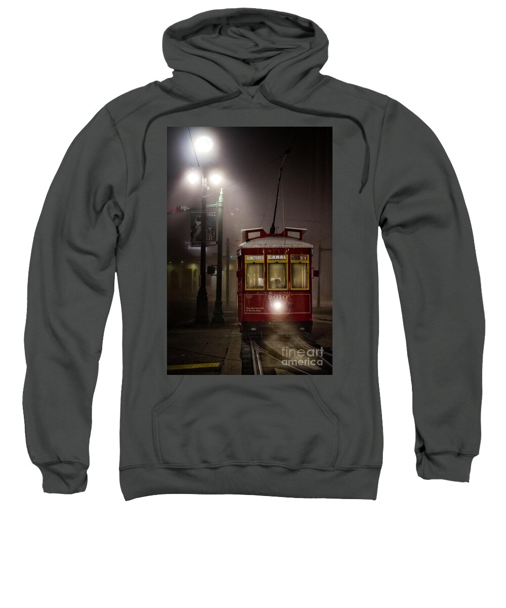 Nola Sweatshirt featuring the photograph Early Morning Trolley by Jarrod Erbe