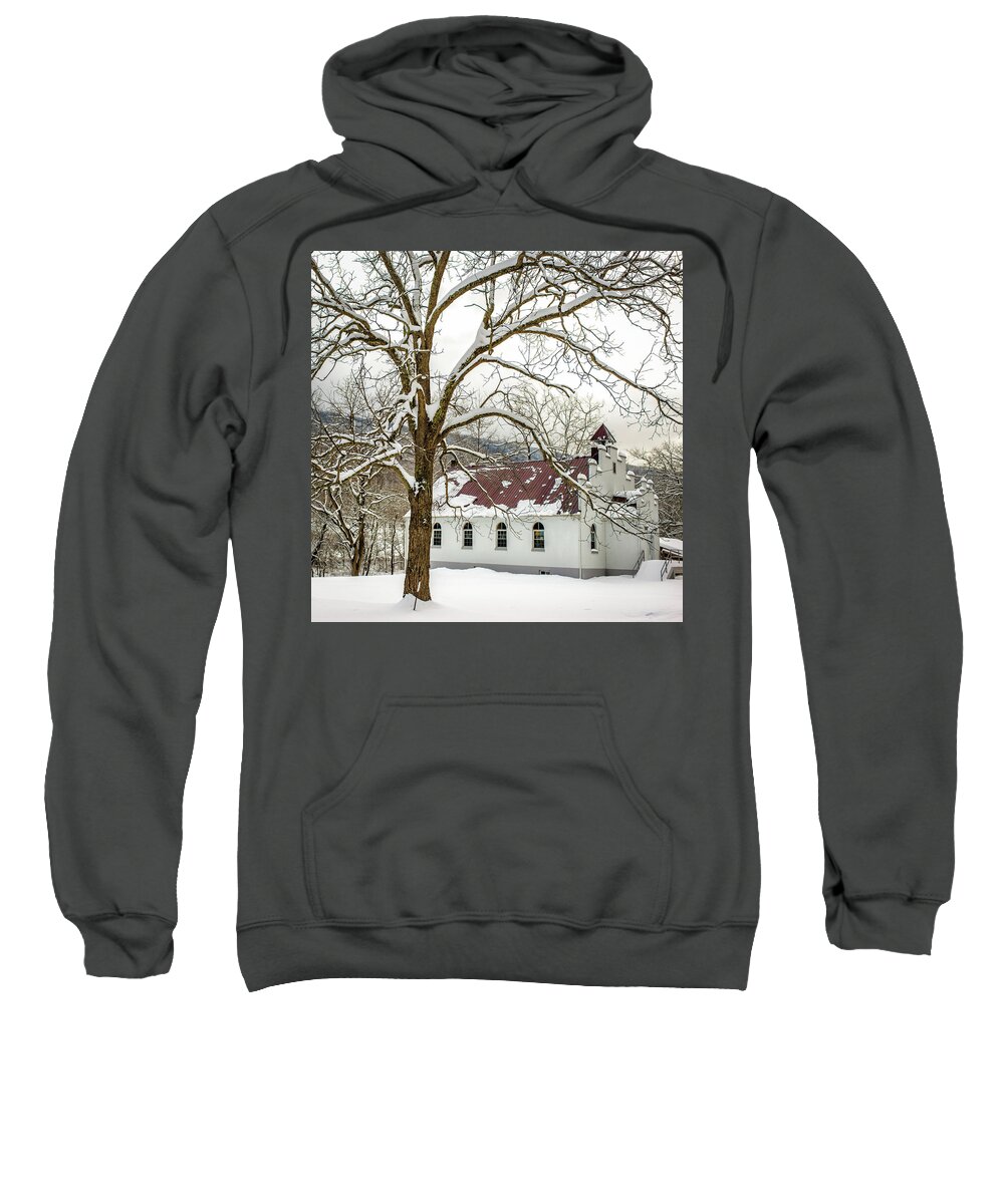 Landscape Sweatshirt featuring the photograph East Chapel Church by Joe Shrader