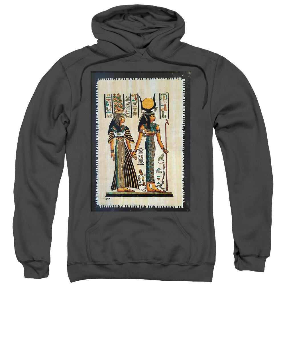 Temple Of Horus Sweatshirt featuring the photograph Egyptian Papyrus by Rob Hans