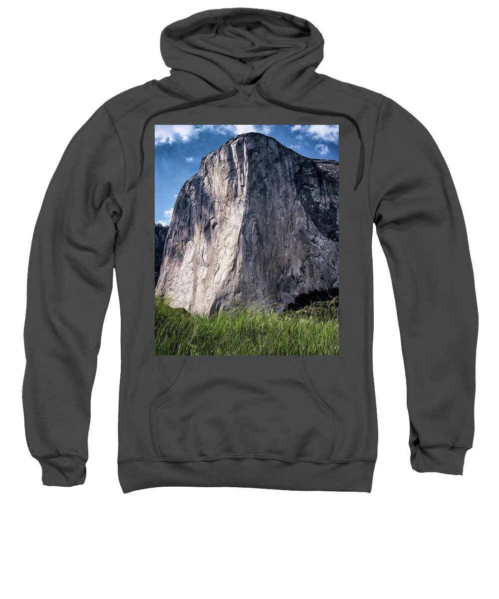Yosemite Sweatshirt featuring the photograph El Capitan Yosemite Valley by Lawrence Knutsson