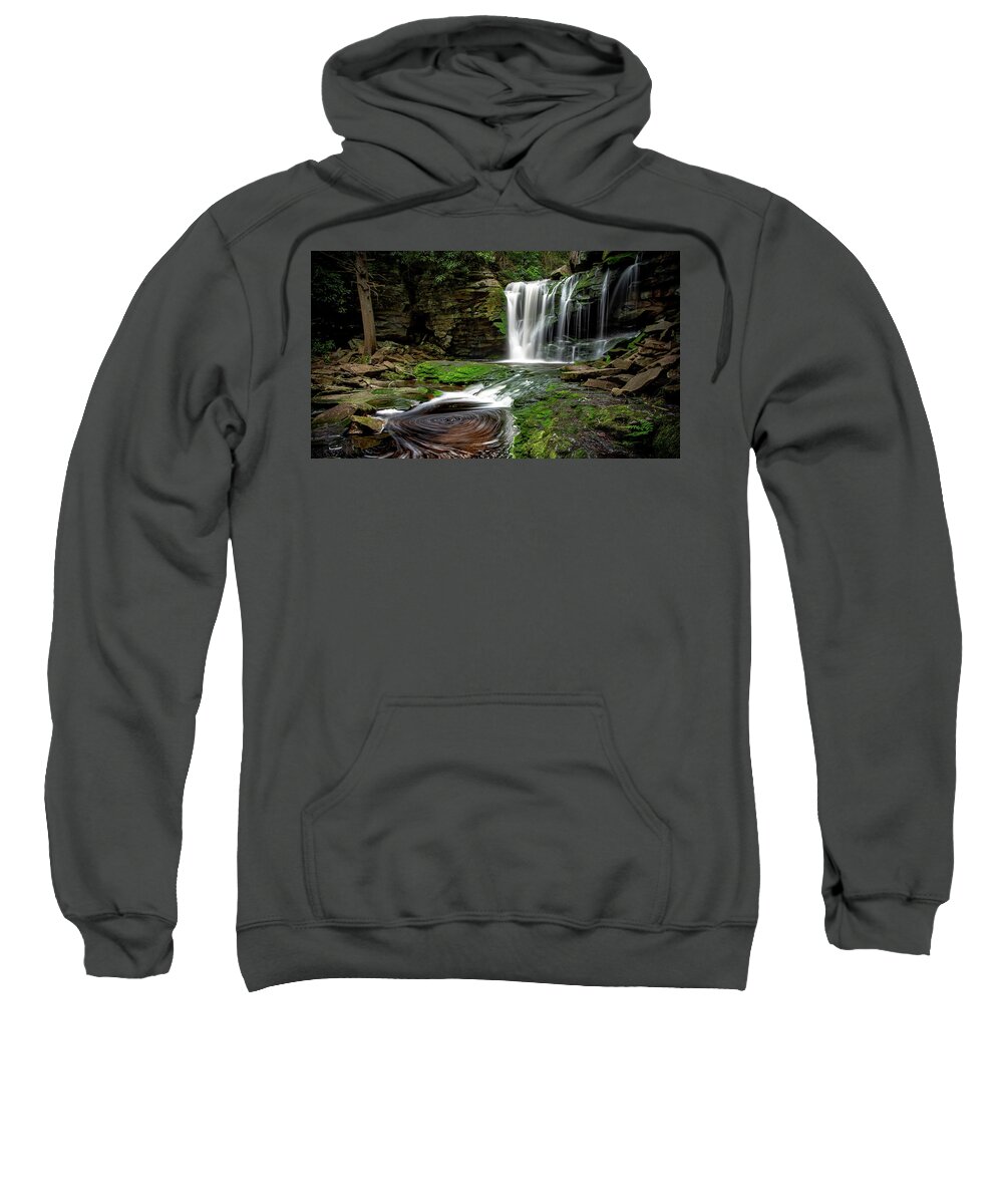 Waterfall Sweatshirt featuring the photograph Elakala Falls by C Renee Martin