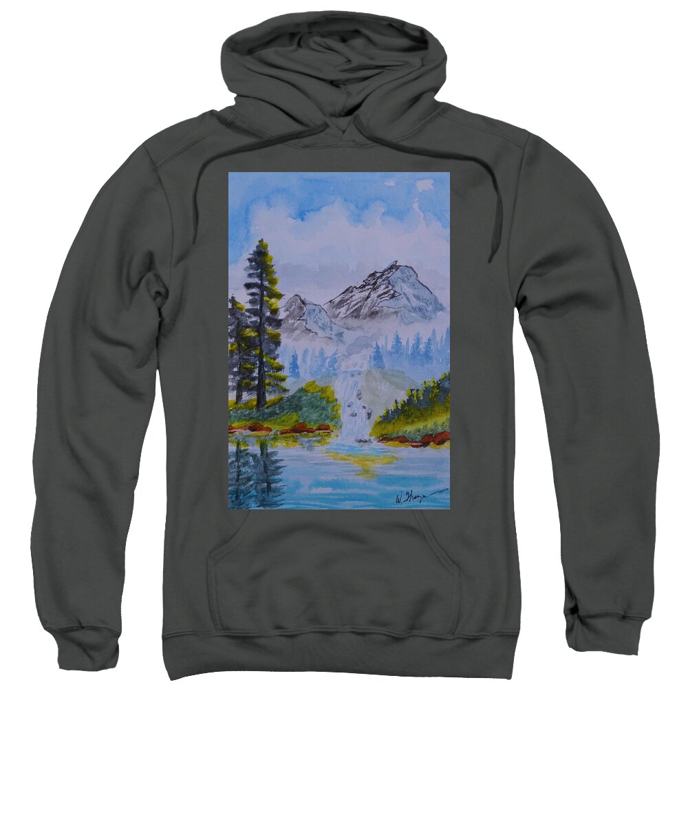 Elements Of Nature 2 Sweatshirt featuring the painting Elements of Nature 2 by Warren Thompson