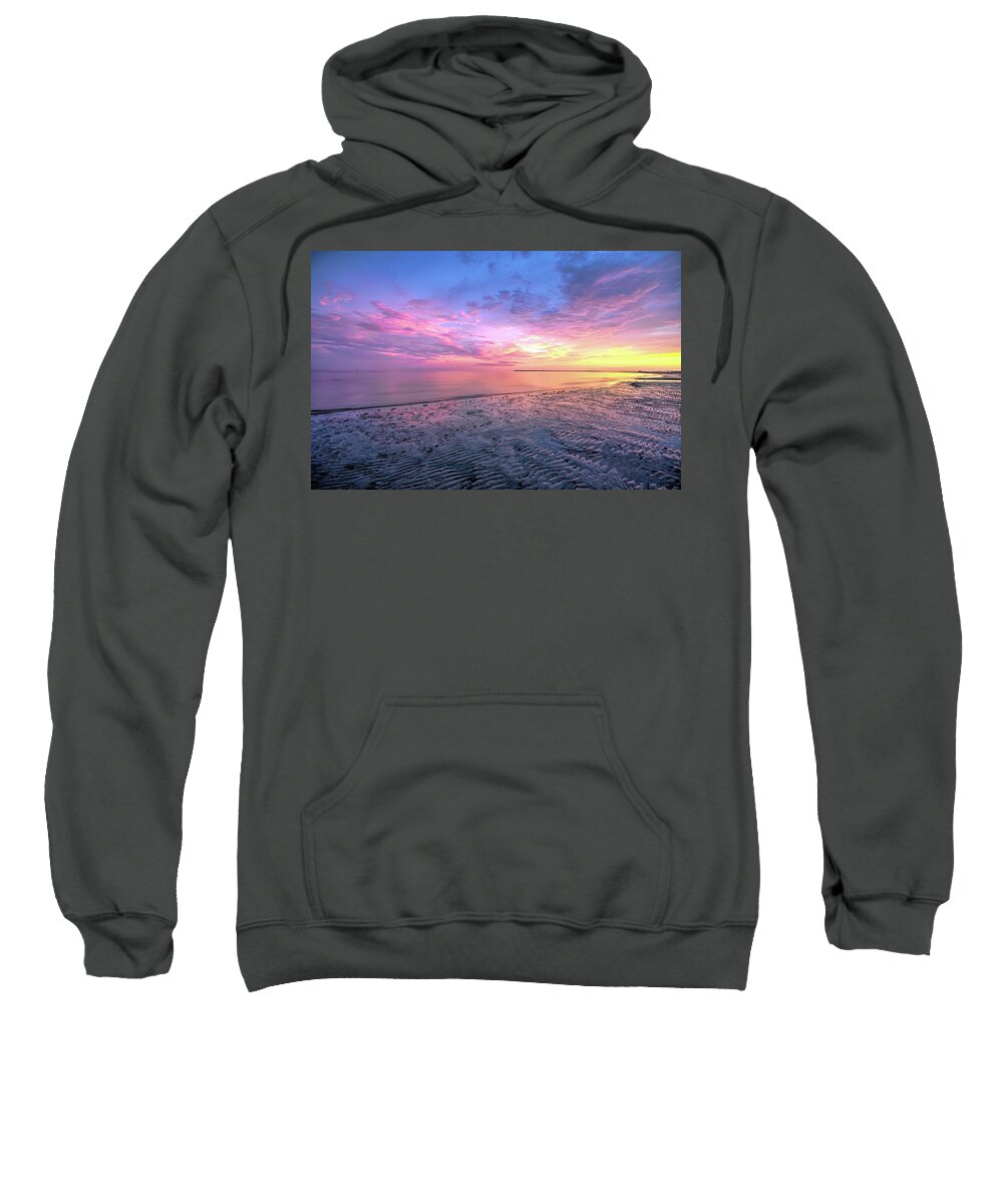 Landscape Sweatshirt featuring the photograph End Of The Day. by Evelyn Garcia
