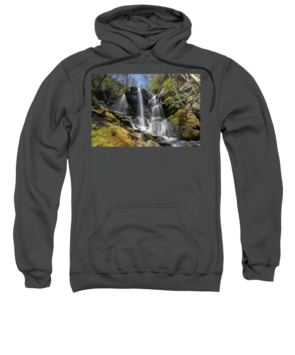 English Falls Sweatshirt featuring the photograph English Spring by Chris Berrier