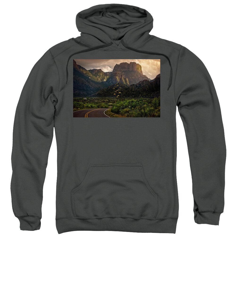 The Window Sweatshirt featuring the photograph Casa Grande by Linda Unger