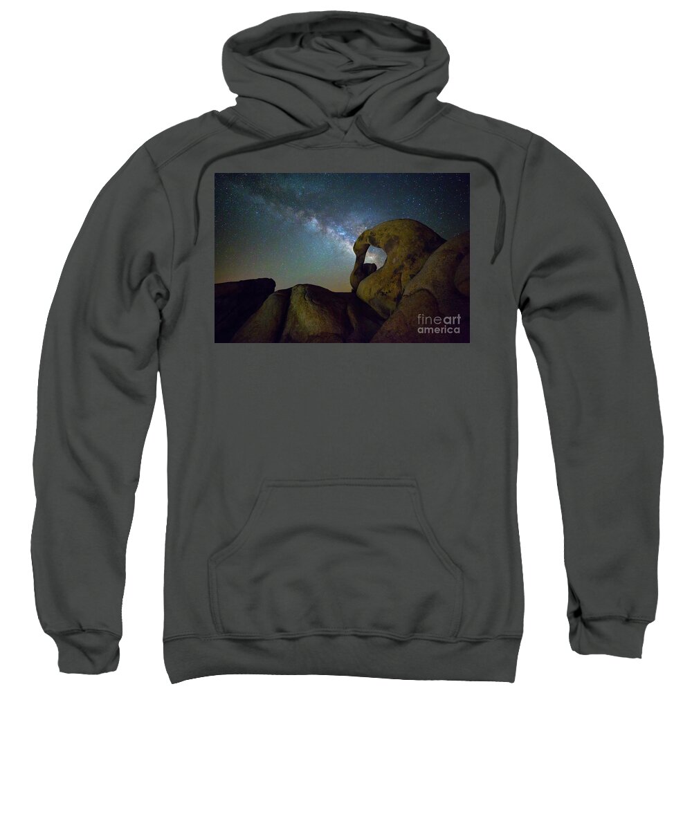 Milky Way Sweatshirt featuring the photograph Eye Of The Milky Way by Mimi Ditchie