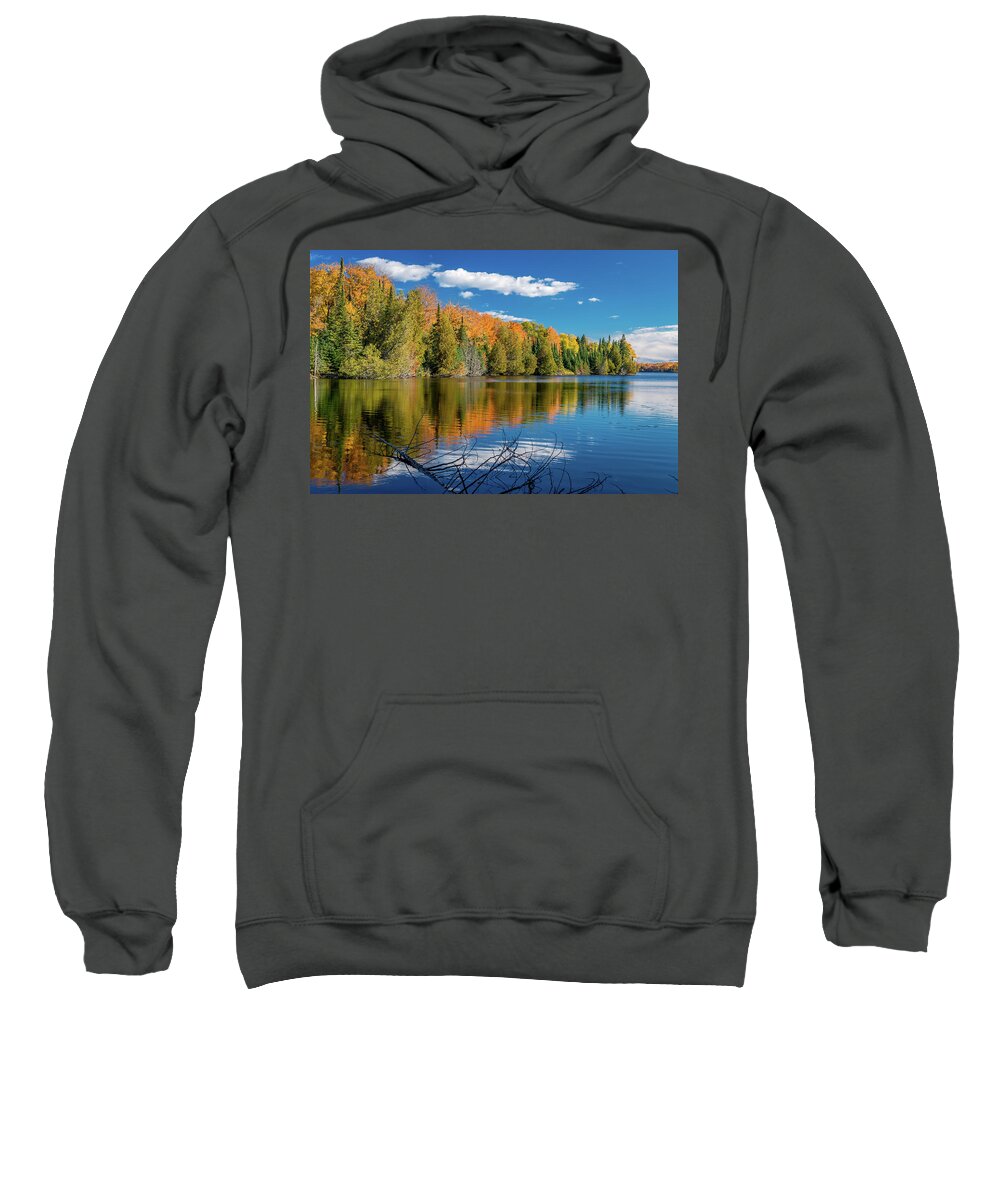 Fall Sweatshirt featuring the photograph Fall Reflections by Gary McCormick