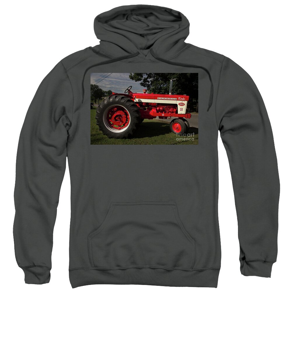 Tractor Sweatshirt featuring the photograph Farmall Turbo 560 by Mike Eingle