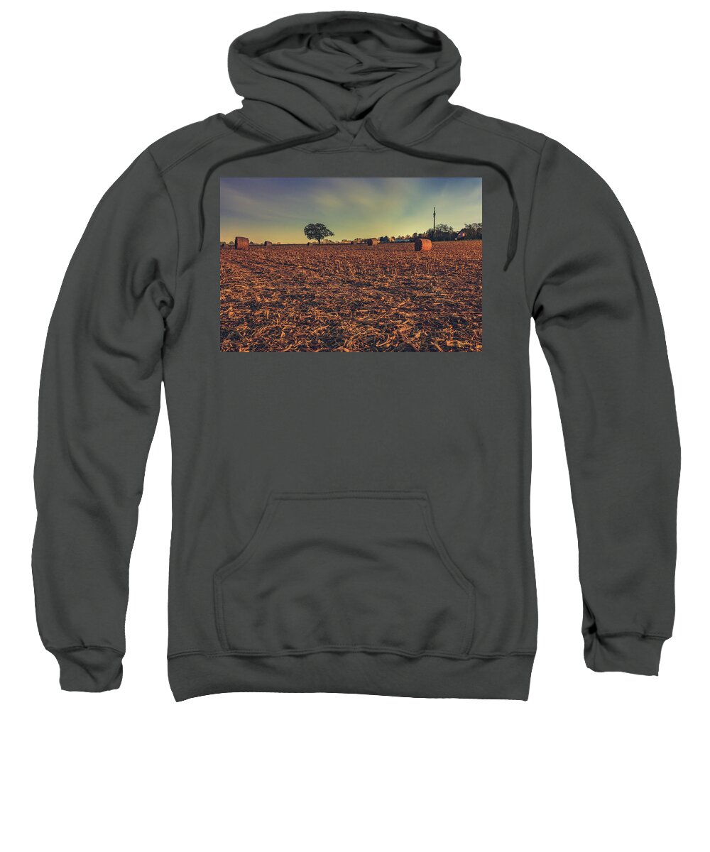 Worms Sweatshirt featuring the photograph Field in the Moonlight by Marc Braner