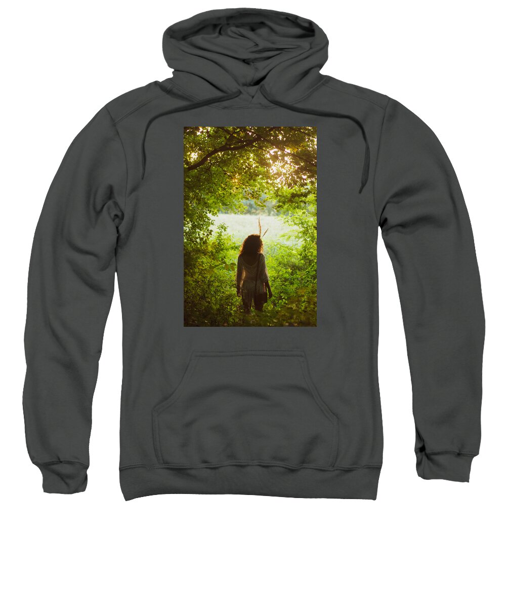 Girl Sweatshirt featuring the photograph Fighter by Irma Vargic