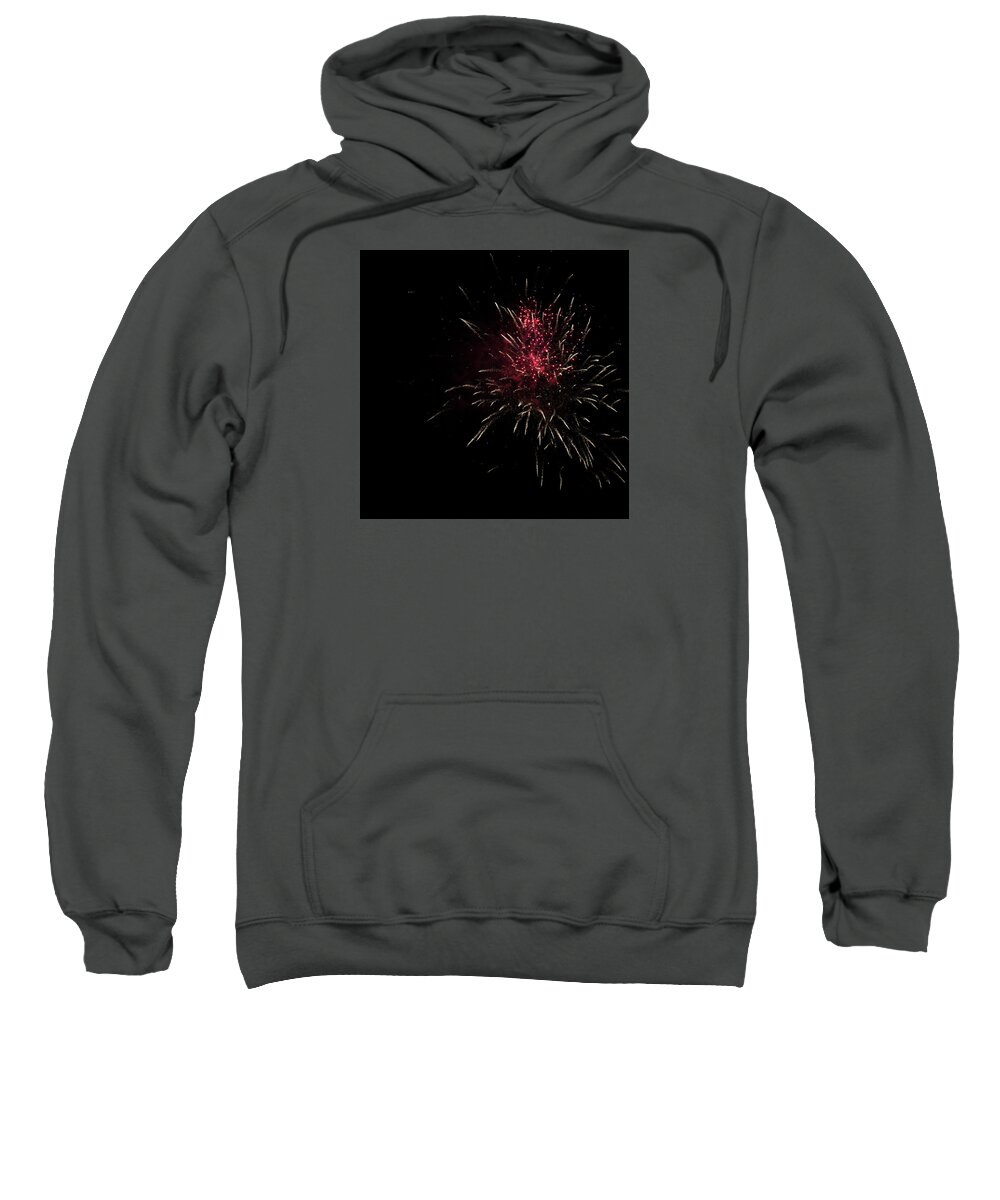 Photograph Sweatshirt featuring the photograph Fireworks 2016 IV by Suzanne Gaff