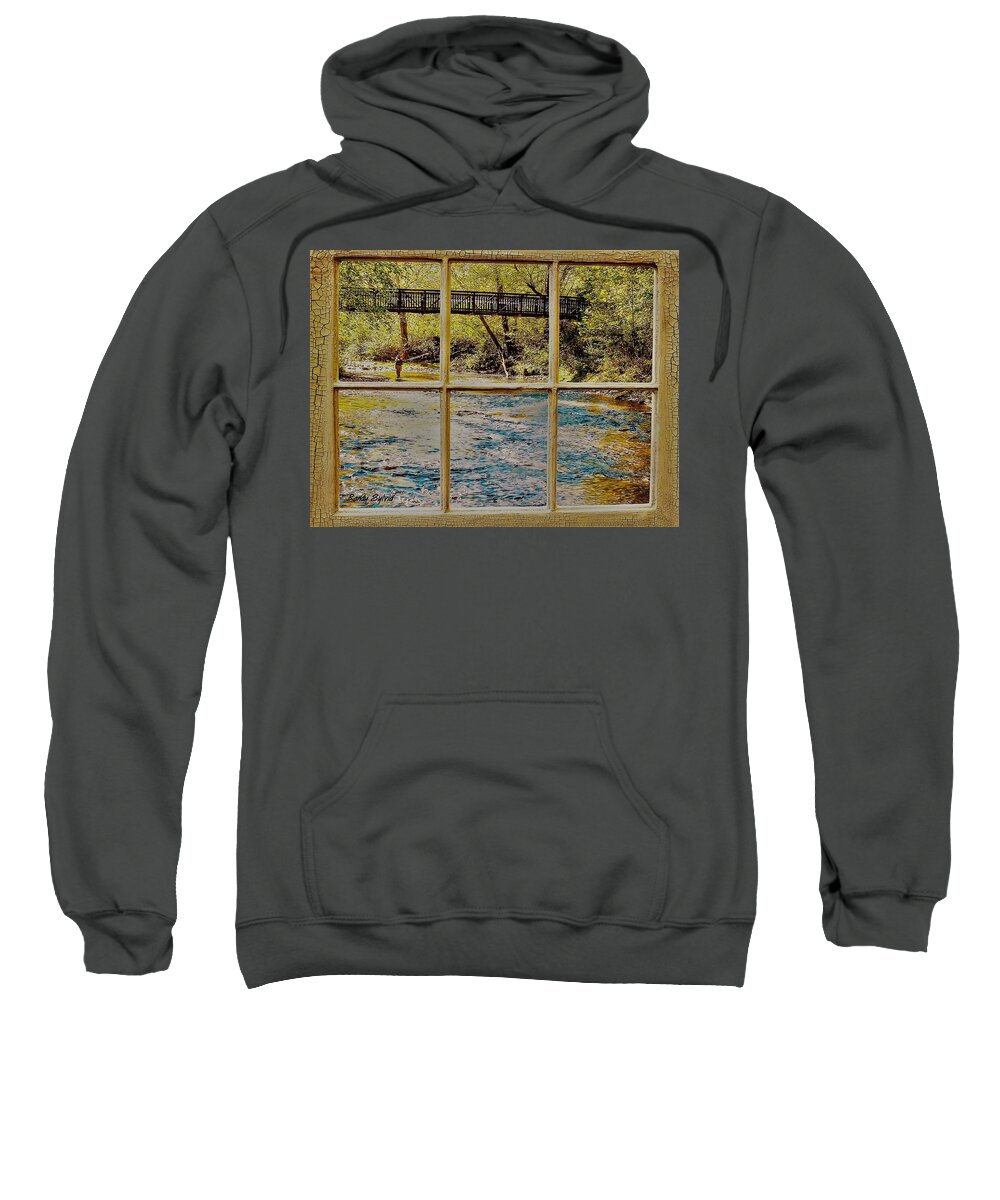 Fishing Sweatshirt featuring the photograph Fishing by Randy Sylvia