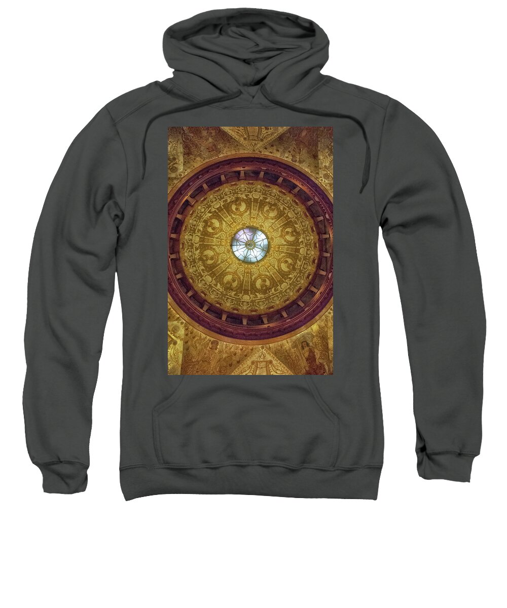 Flagler Sweatshirt featuring the photograph Flagler College Ceiling by Mitch Spence