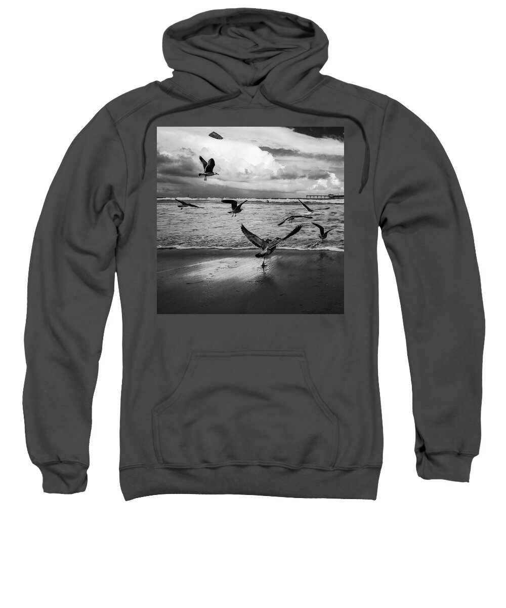 Beach Sweatshirt featuring the photograph Flow by Ryan Weddle