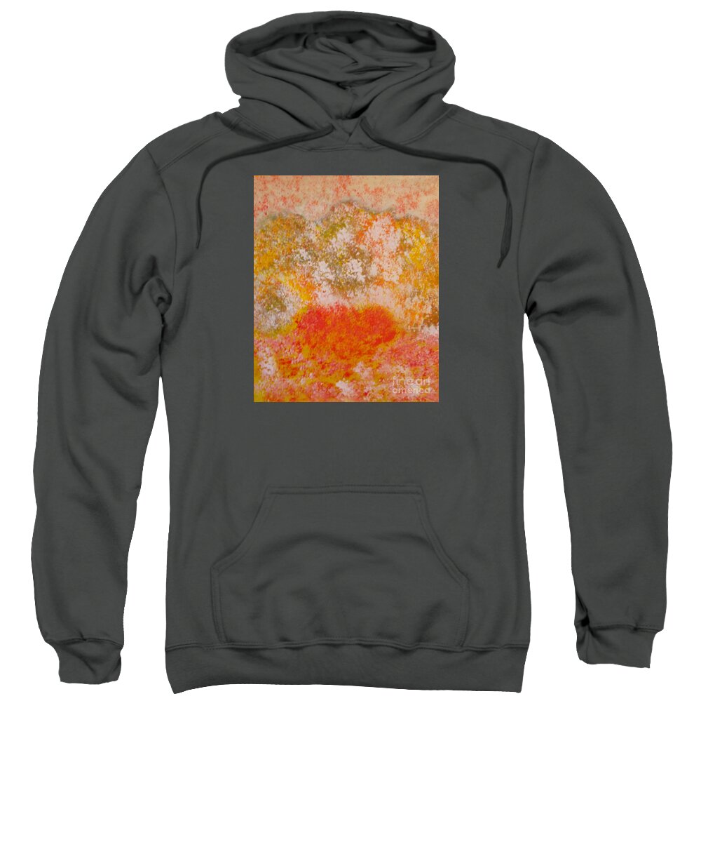 Flowers Sweatshirt featuring the painting Flowerocean by Pilbri Britta Neumaerker