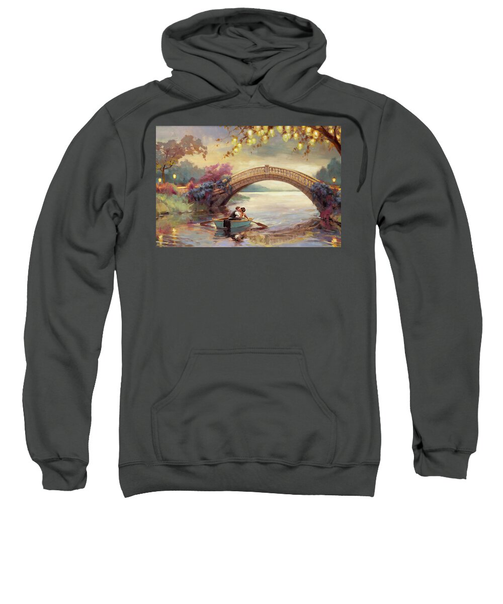 Romance Sweatshirt featuring the painting Forever Yours by Steve Henderson