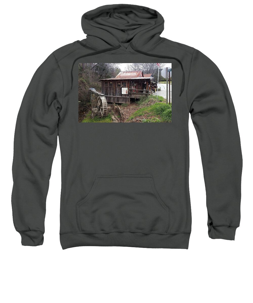 Roadside Stand Sweatshirt featuring the photograph Fred's Famous Peanuts by Joe Duket