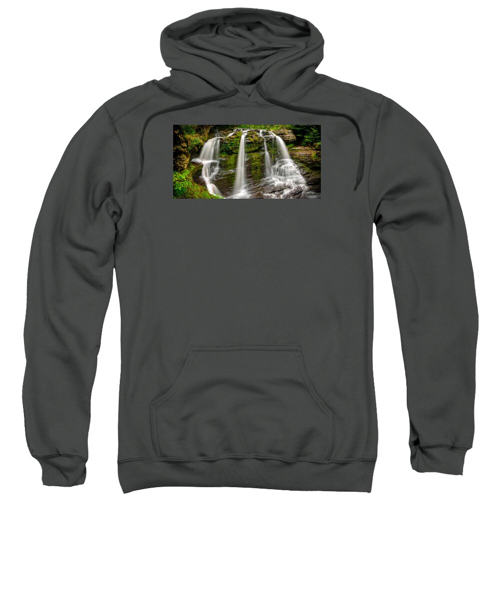 Fulmer Falls Sweatshirt featuring the photograph Fulmer Falls by Mark Rogers