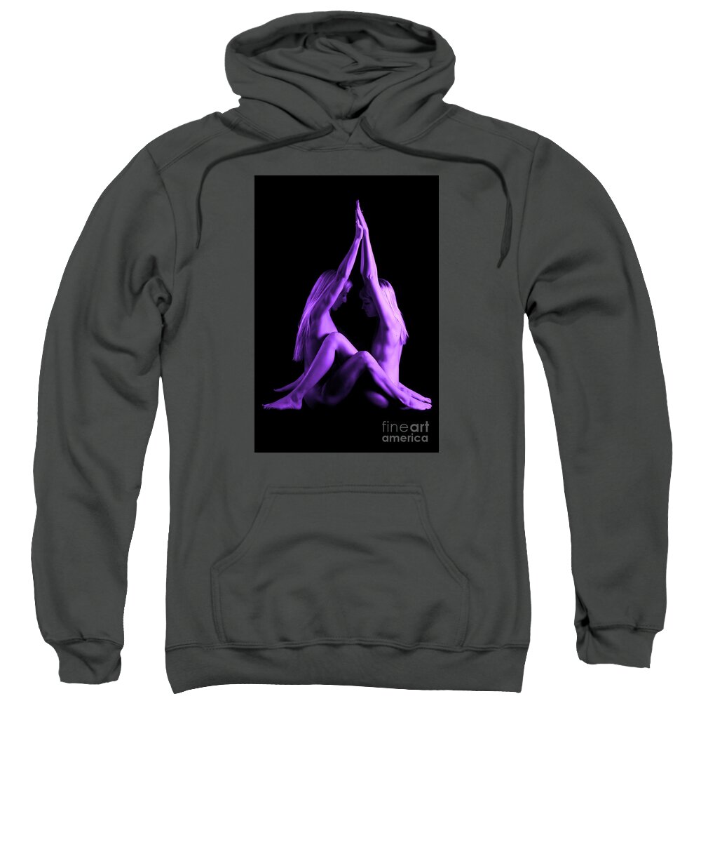 Artistic Photographs Sweatshirt featuring the photograph Fusion point by Robert WK Clark