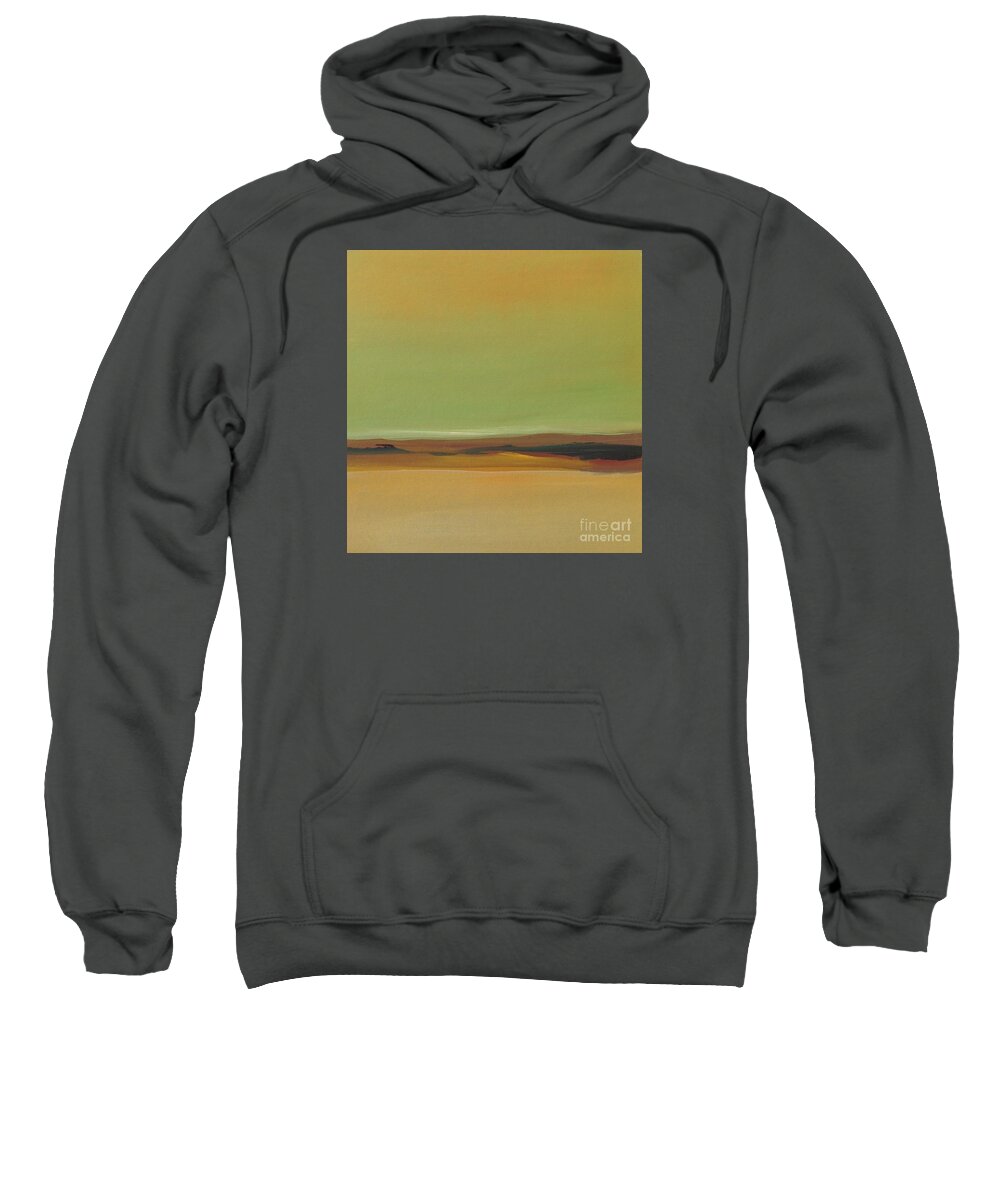 Landscape Sweatshirt featuring the painting Ghost Ranch by Michelle Abrams