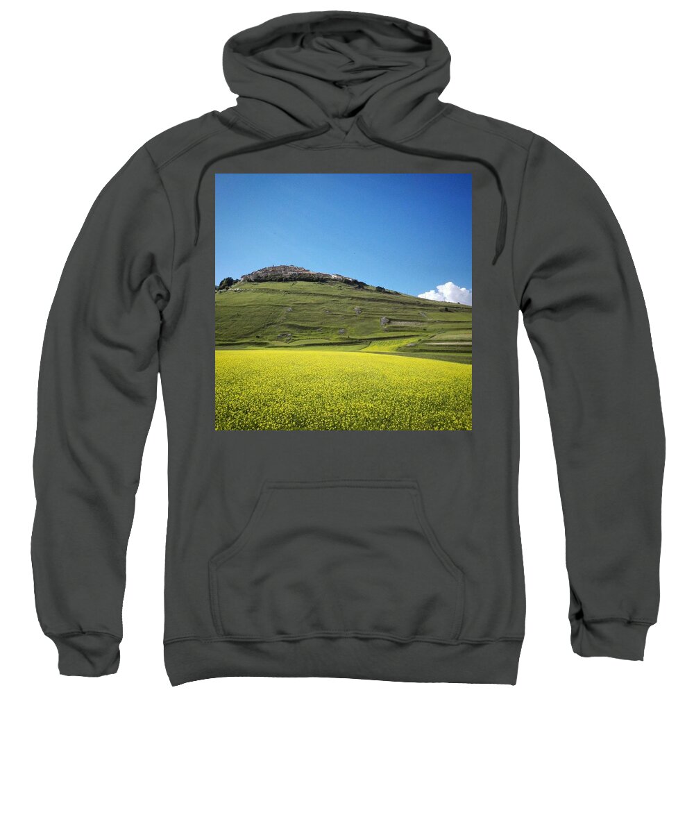 Countryside Sweatshirt featuring the photograph Giallo by Simone Moncelsi