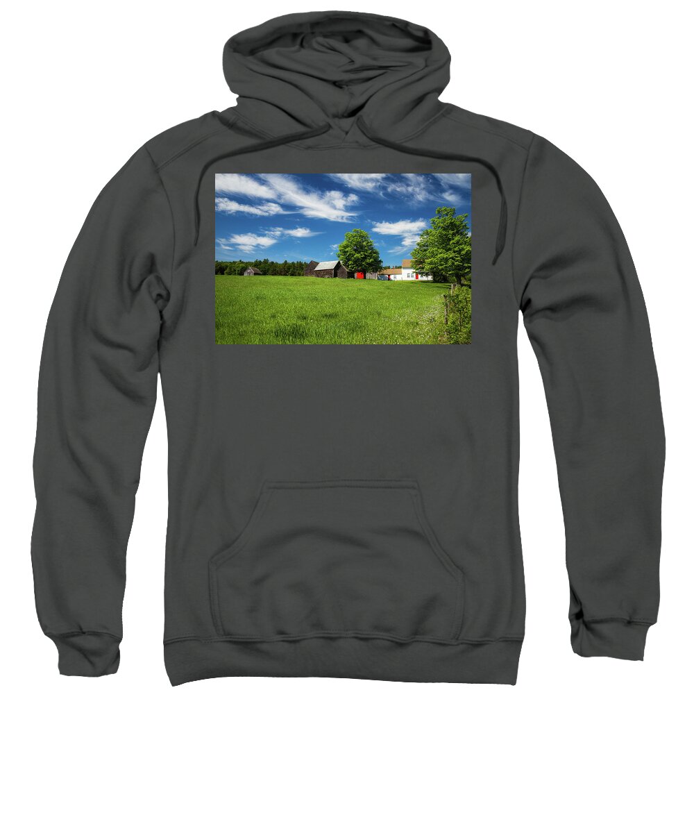Agriculture Sweatshirt featuring the photograph God's Country by Robert Clifford
