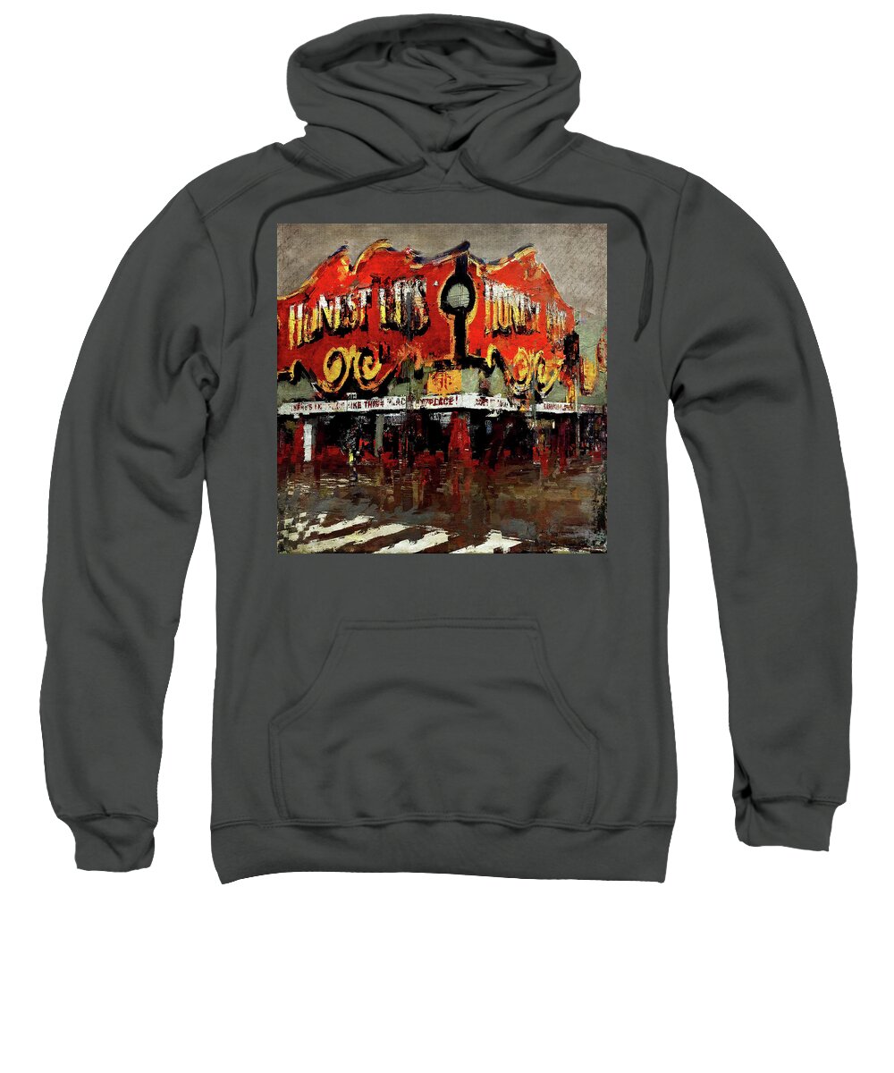 Toronto Sweatshirt featuring the digital art Gone Place by Nicky Jameson