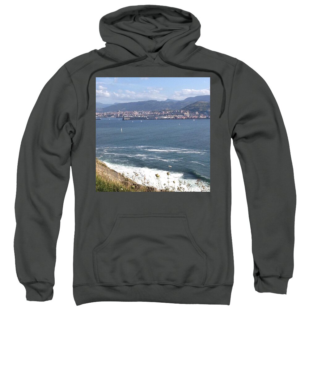 Summer Sweatshirt featuring the photograph Gorgeous Day For A Walk Along The Coast by Charlotte Cooper