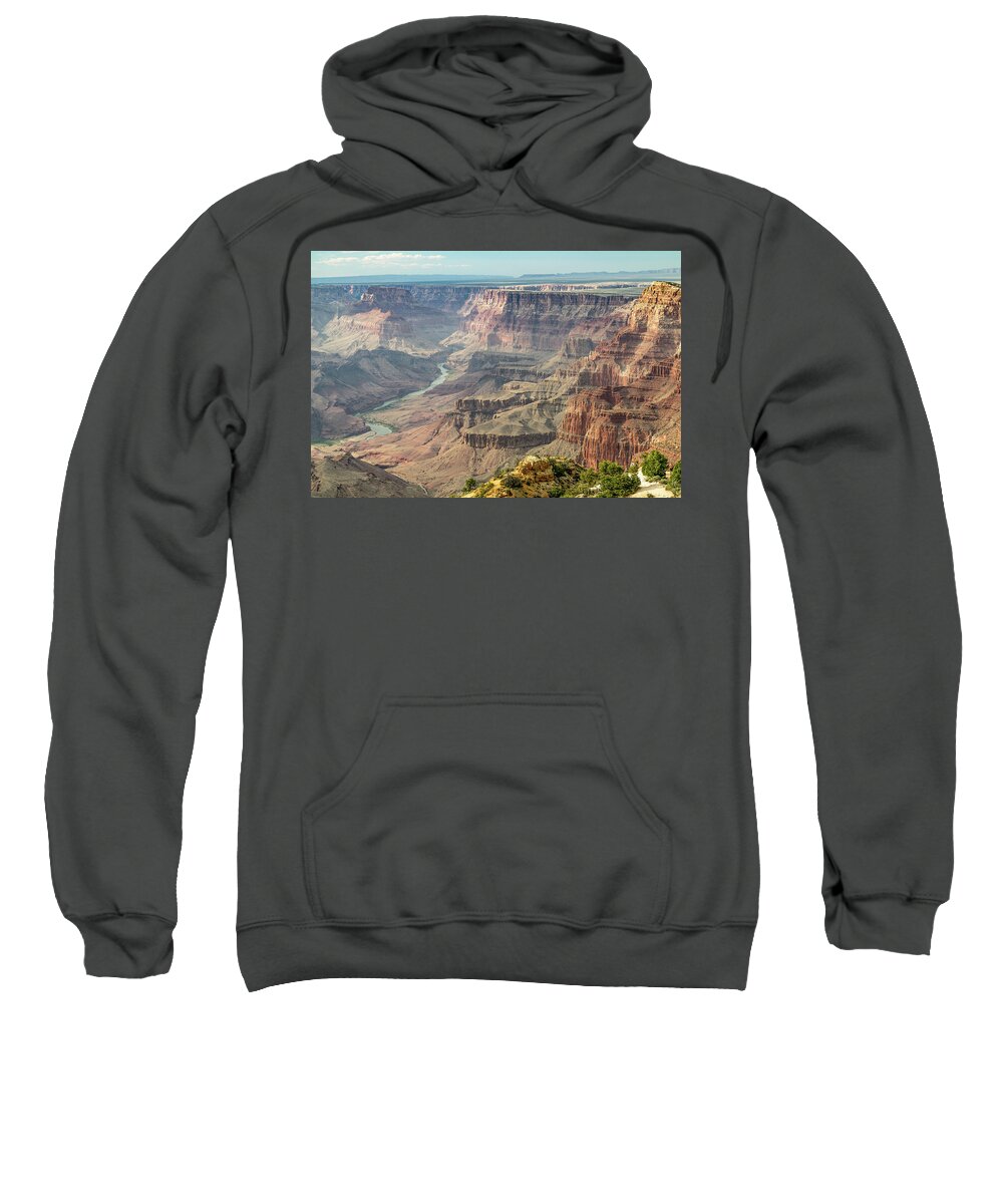 Arizona Sweatshirt featuring the photograph Grand canyon from desert view 1 by Mati Krimerman
