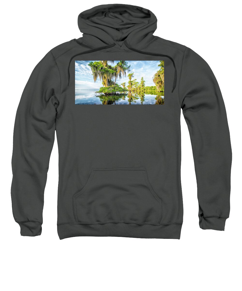 Crystal Yingling Sweatshirt featuring the photograph Grand Cypress by Ghostwinds Photography