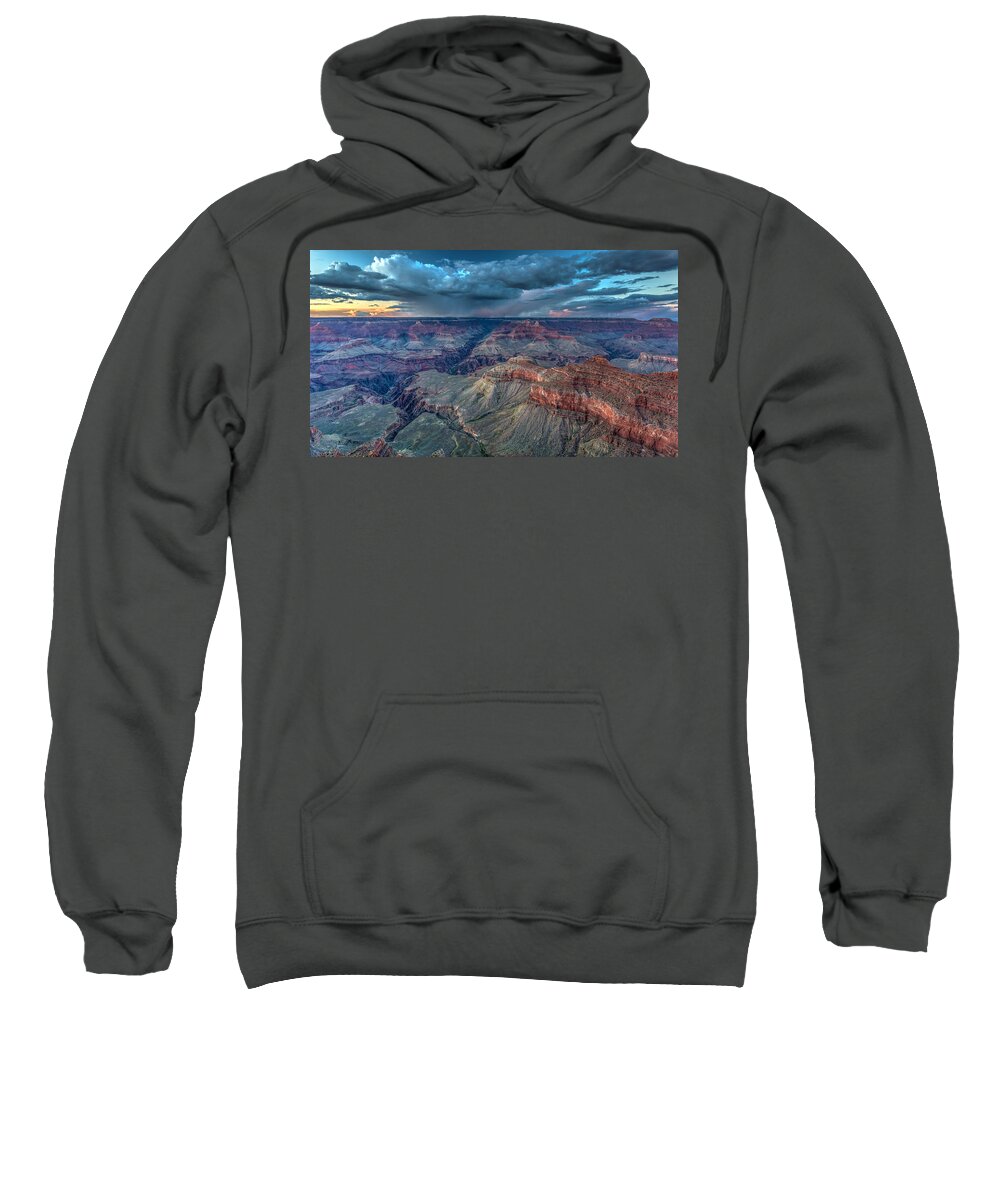 Grand Canyon Sweatshirt featuring the photograph Grand Scenery in the Canyon by Pierre Leclerc Photography