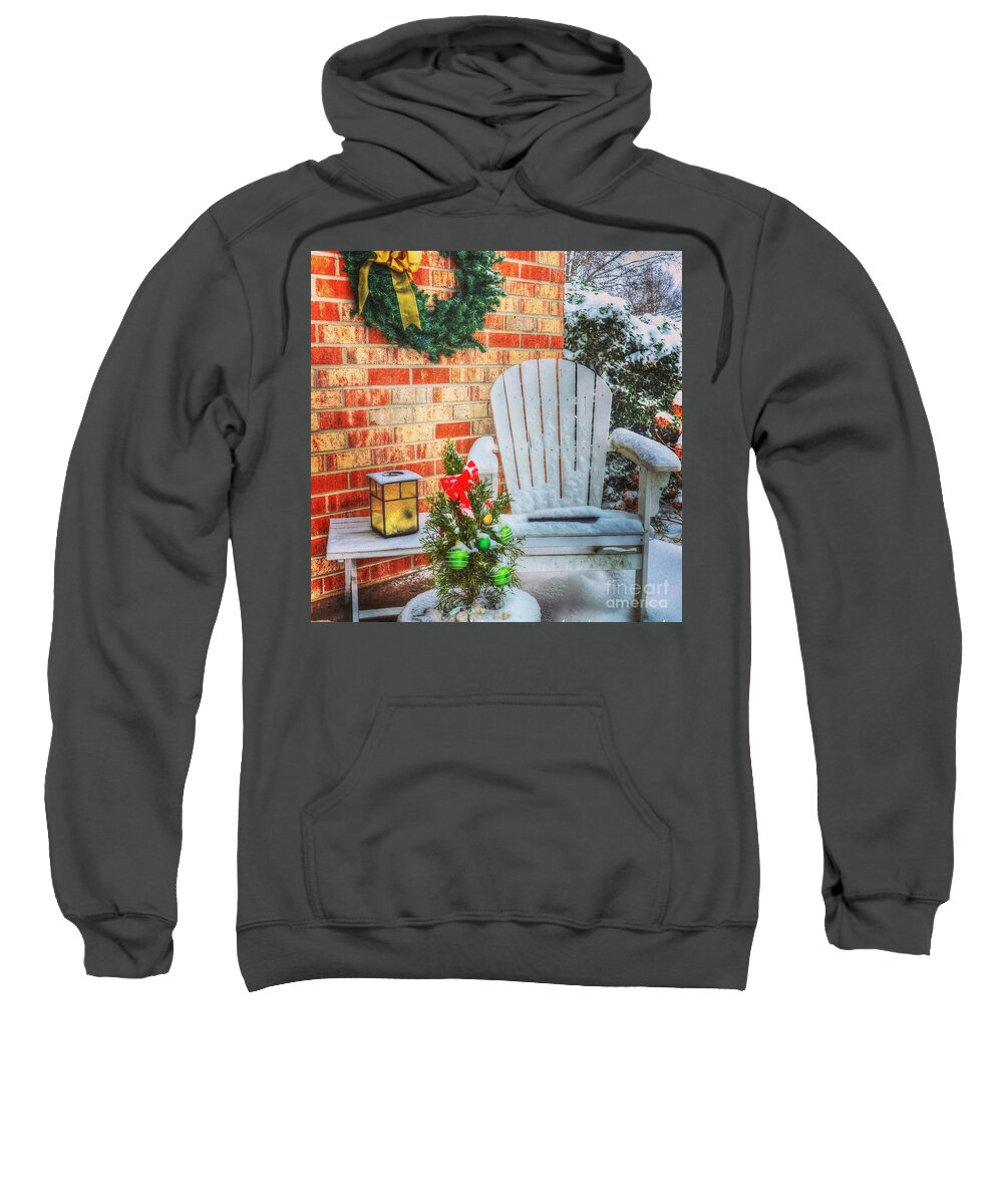 Christmas Cards Sweatshirt featuring the photograph Happy Holidays by Debbi Granruth