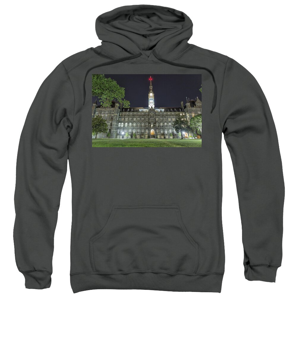 Healy Hall Sweatshirt featuring the photograph Healy Hall by Belinda Greb