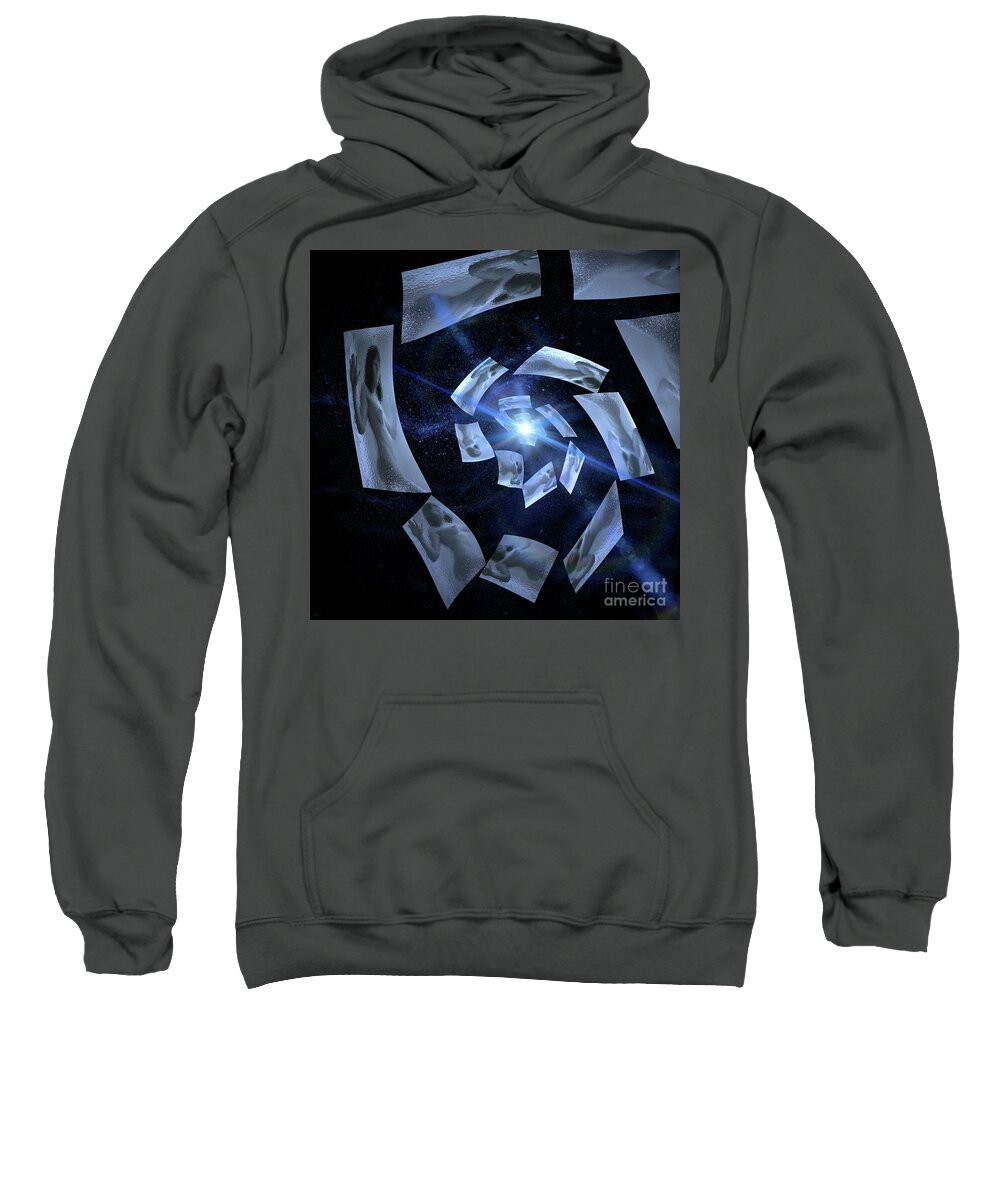Trapped Sweatshirt featuring the photograph Her Inner World by Jeff Breiman