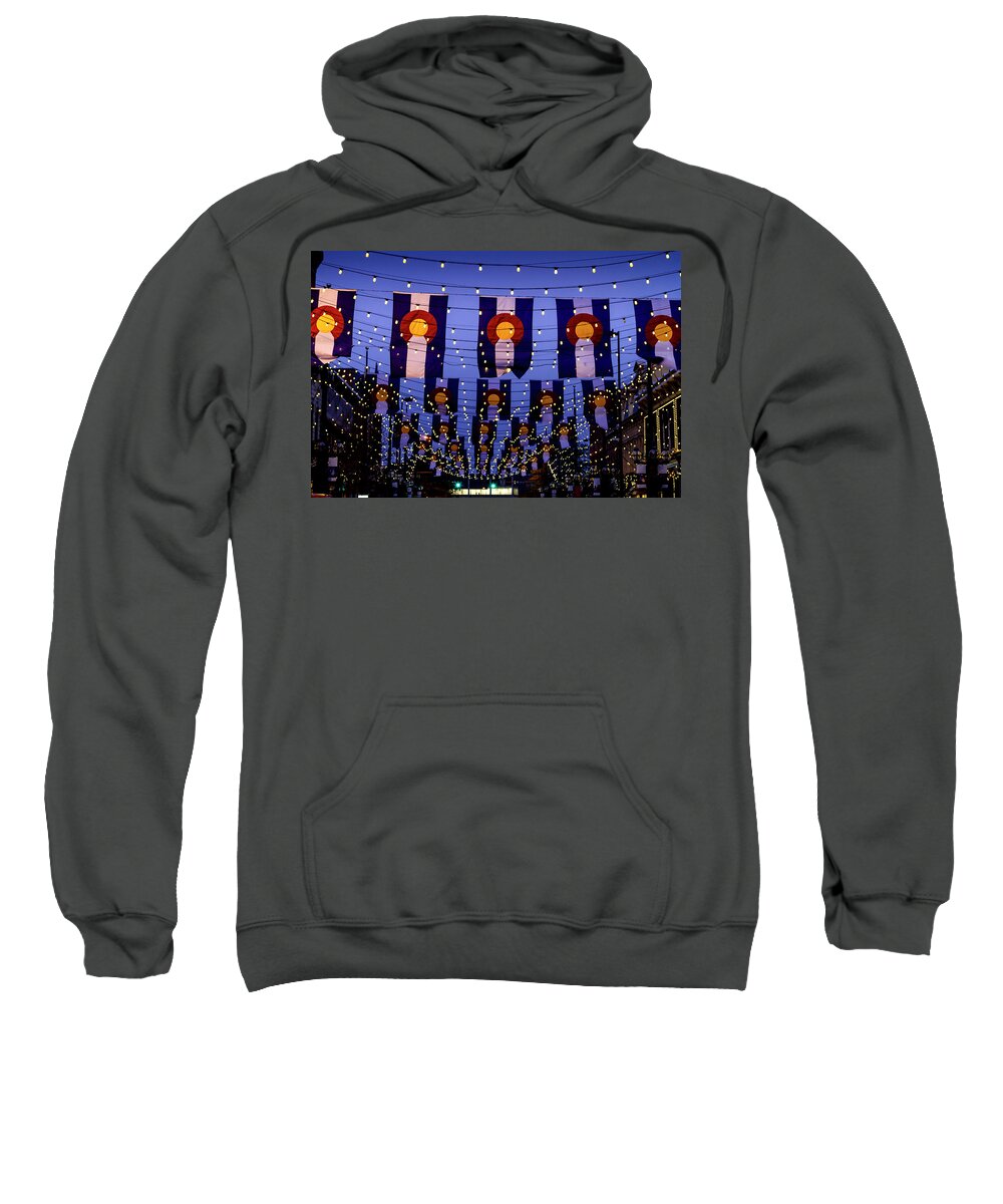 Denver Sweatshirt featuring the photograph Historic Larimer Square Denver by Teri Virbickis