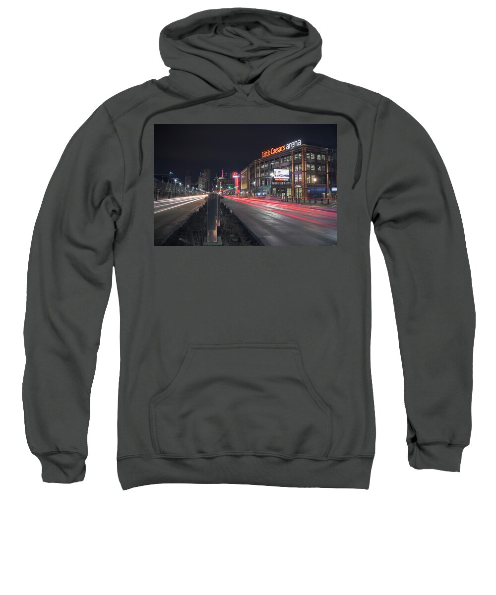 Detroit Sweatshirt featuring the photograph Hockeytown, Version 3.0 by Jay Smith