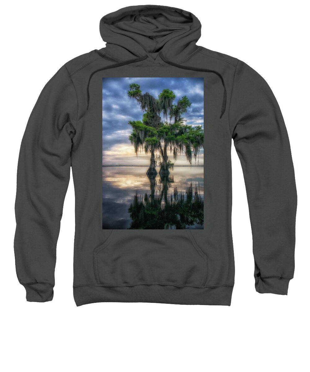 Crystal Yingling Sweatshirt featuring the photograph I Dreamed of Cypress by Ghostwinds Photography