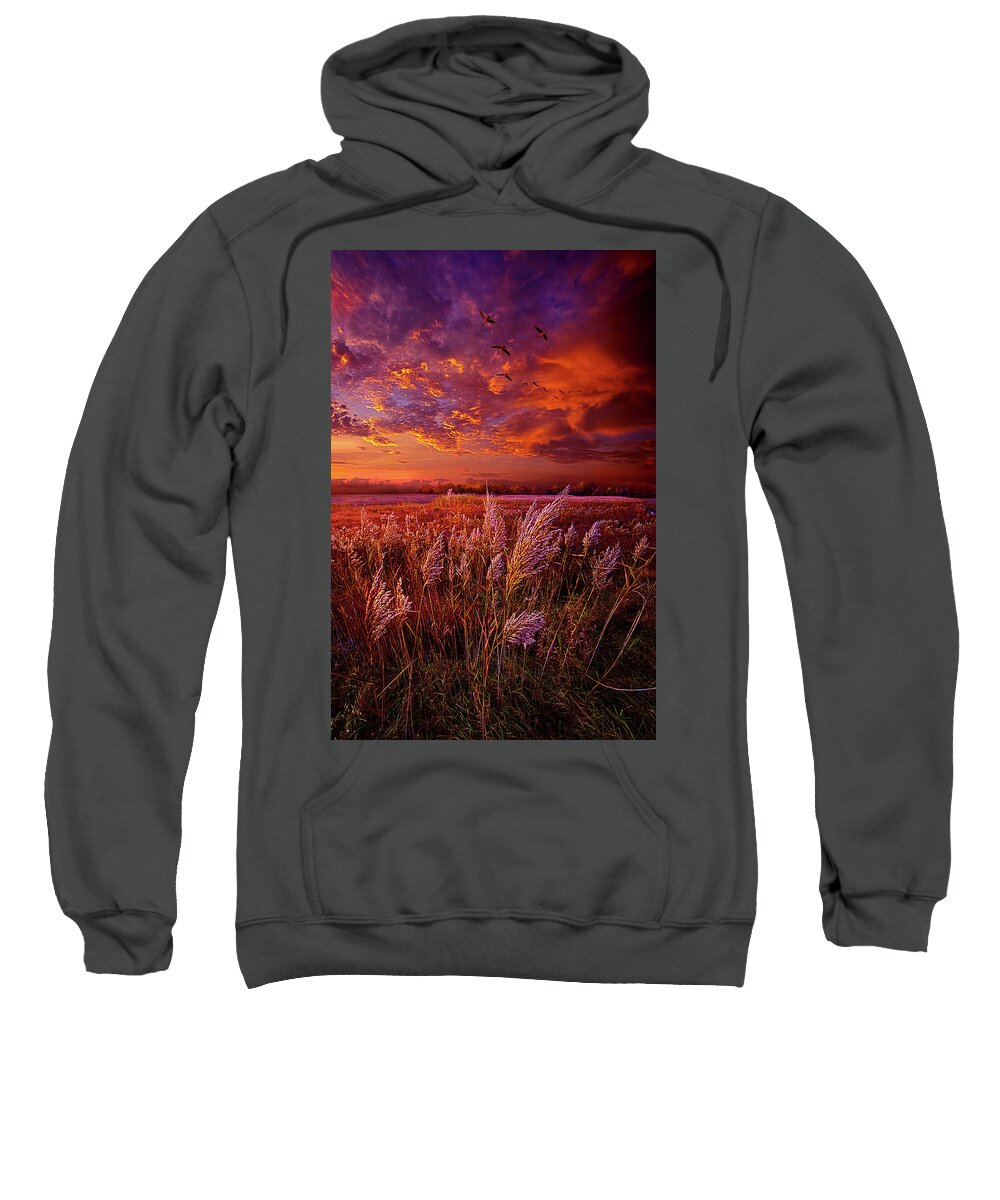 Sun Sweatshirt featuring the photograph I Spoke To God Today by Phil Koch