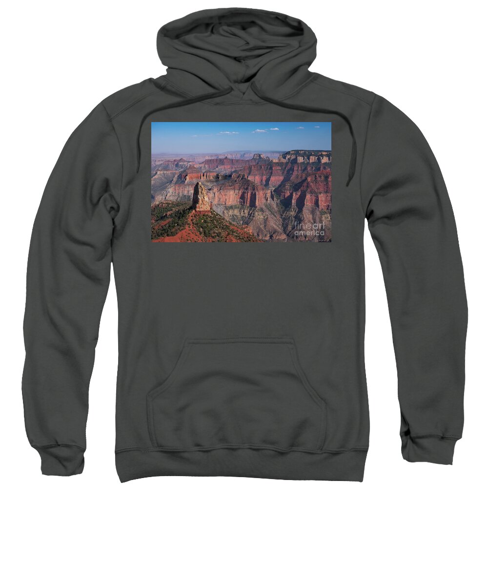 North Rim Sweatshirt featuring the photograph Imperial Point Late Afternoon by Jeff Hubbard
